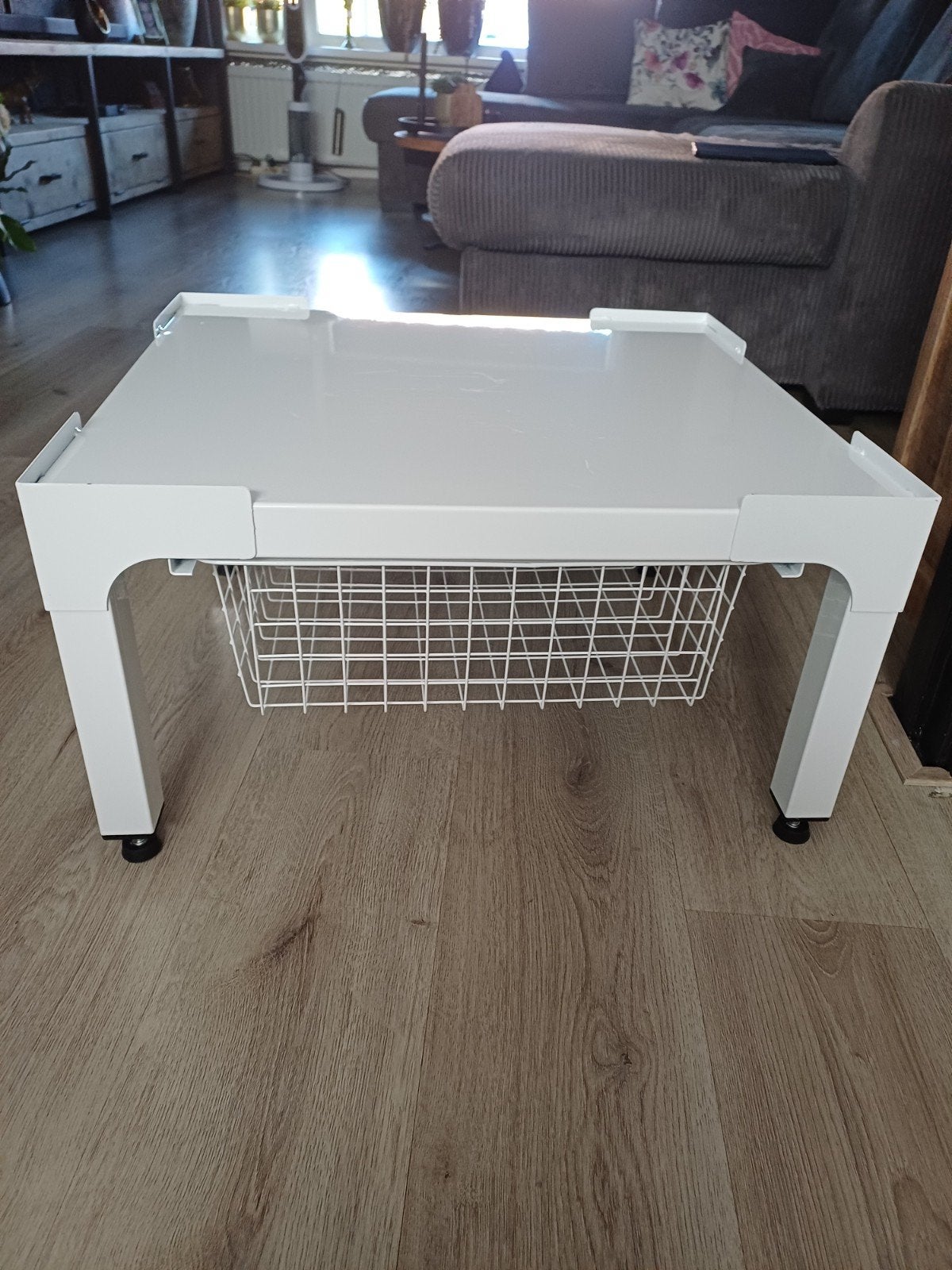 Wasmachine verhoger met opbergmand 60x55 cm, Witgoed en Apparatuur, Onderdelen en Toebehoren, Ophalen of Verzenden, Zo goed als nieuw