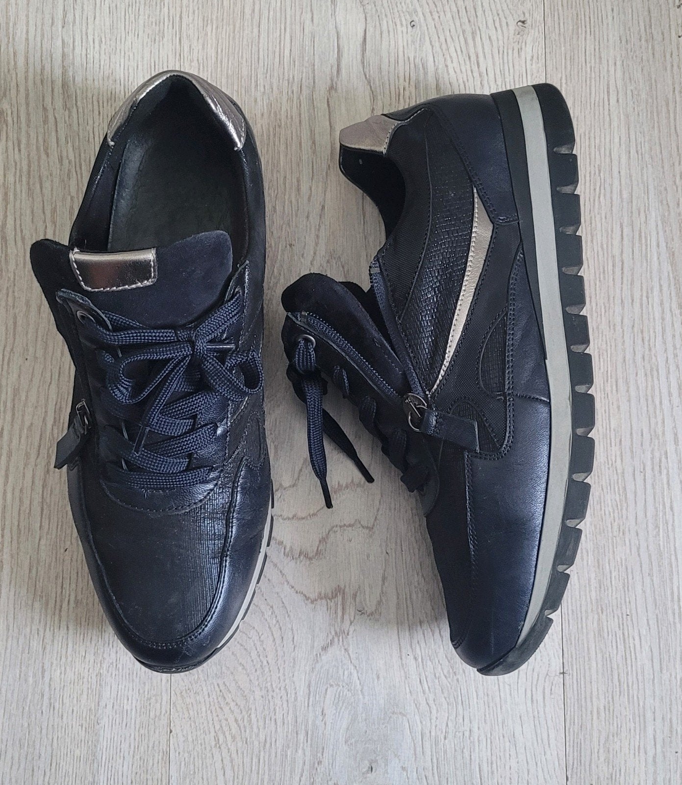 Gabor Comfort Sneakers maat H, 7½, Blauw, Gabor, Ophalen of Verzenden, Sneakers of Gympen