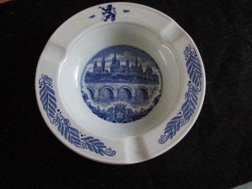 asbak Delfts blauw Brug Sint Servaas Maastricht 15 cm., Ophalen
