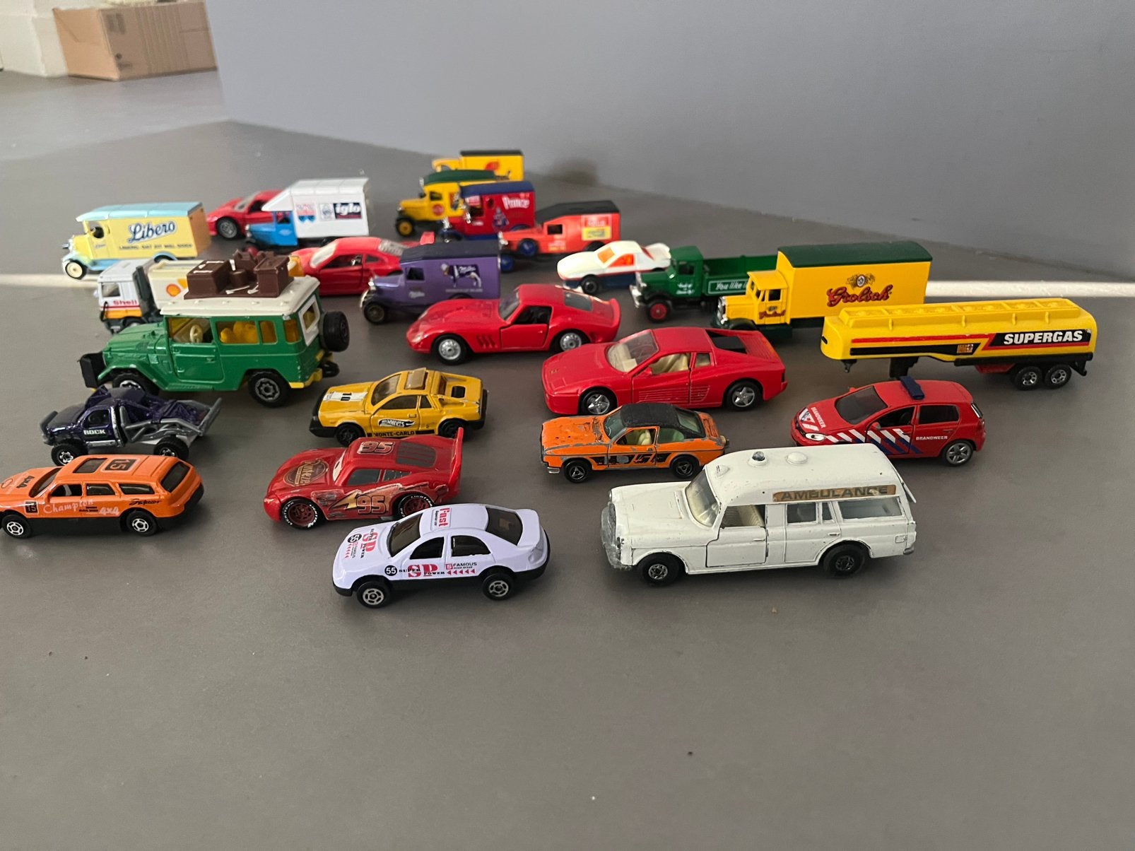 Speelgoed auto auto’s speelgoedauto vintage ferrari matchbox, Ophalen of Verzenden, Gebruikt