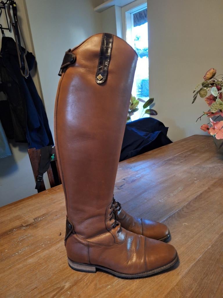 De Niro dressuur laarzen bruin 41 MA S, Dieren en Toebehoren, Paardrijkleding, Ophalen of Verzenden, Dressuur, Schoeisel