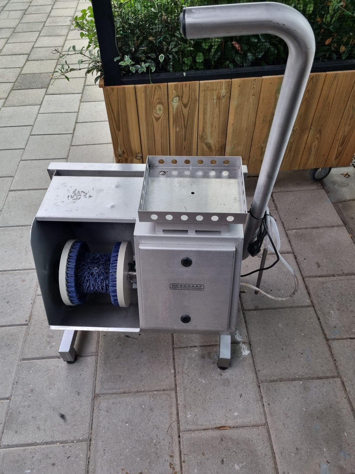 bosgraaf laarzen schoenen borstelmachine, Ophalen, Gebruikt