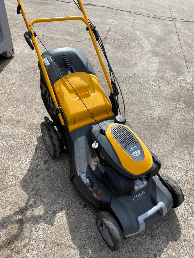 Stiga grasmaaier Combi 55 SVQ H benzine, Ophalen, Gebruikt, Stiga, Mulchfunctie