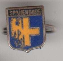 Spakenburg broche vintage emaille, Verzenden, Zo goed als nieuw, Transport