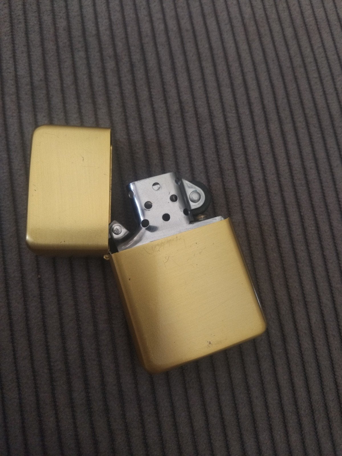 Zippo goud / gold, Ophalen of Verzenden, Nieuw, Aansteker