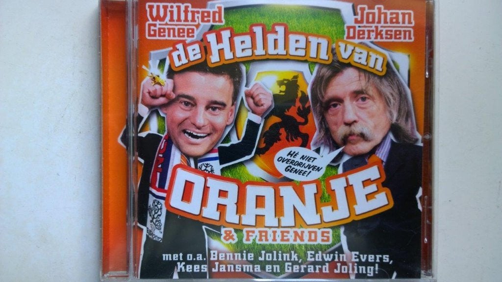 Wilfred Genee & Johan Derksen - De Helden Van Oranje, Ophalen of Verzenden, Zo goed als nieuw, Feestmuziek, Album