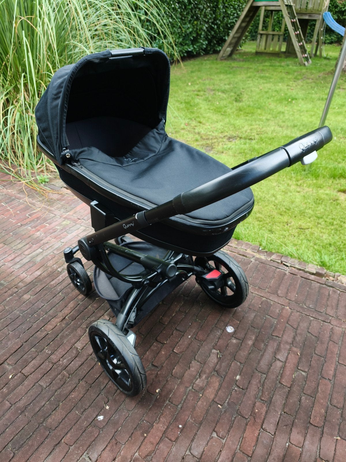 Quinny Moodd Combiwagen met reiswieg en zitje, Ophalen, Gebruikt, Quinny, Met reiswieg