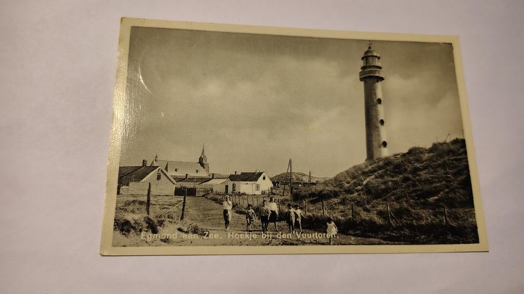 Egmond aan Zee Hoekje bij den Vuurtoren, Ophalen of Verzenden