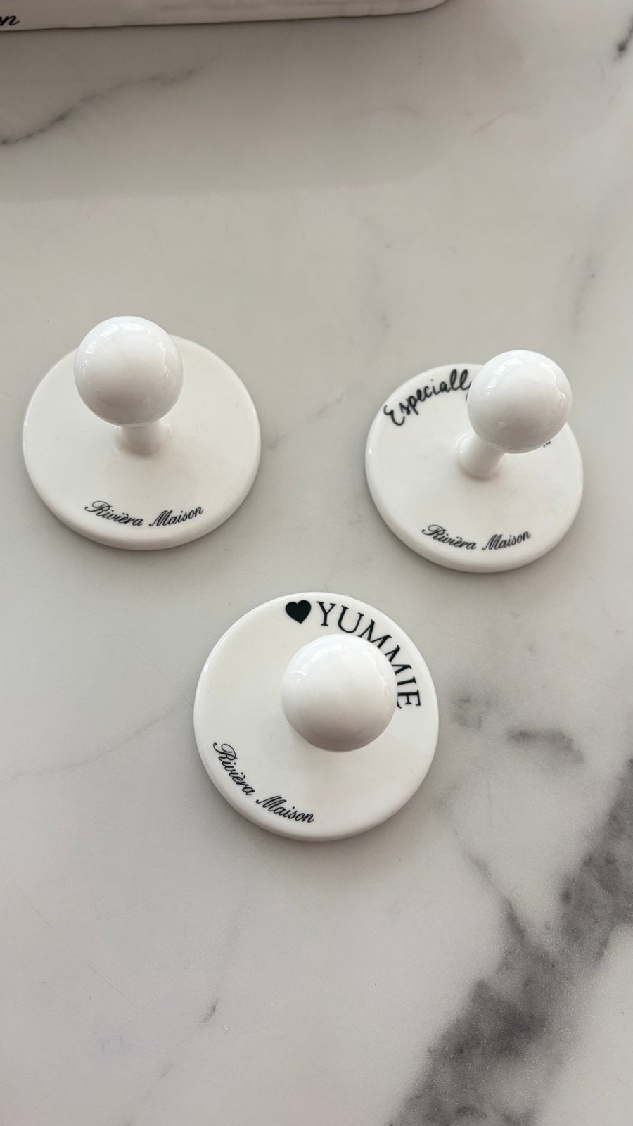 Riviera Maison Nieuwe koekjes makers (3 stuks), Nieuw, Ophalen of Verzenden, Landelijk, Wit