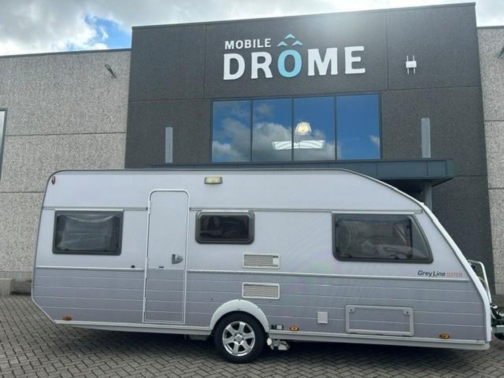 Kip Grey Line Special 53 TEB MOVER+VOORTENT+FIETSENDRA, Schokbreker, Rondzit, Kip, Bedrijf
