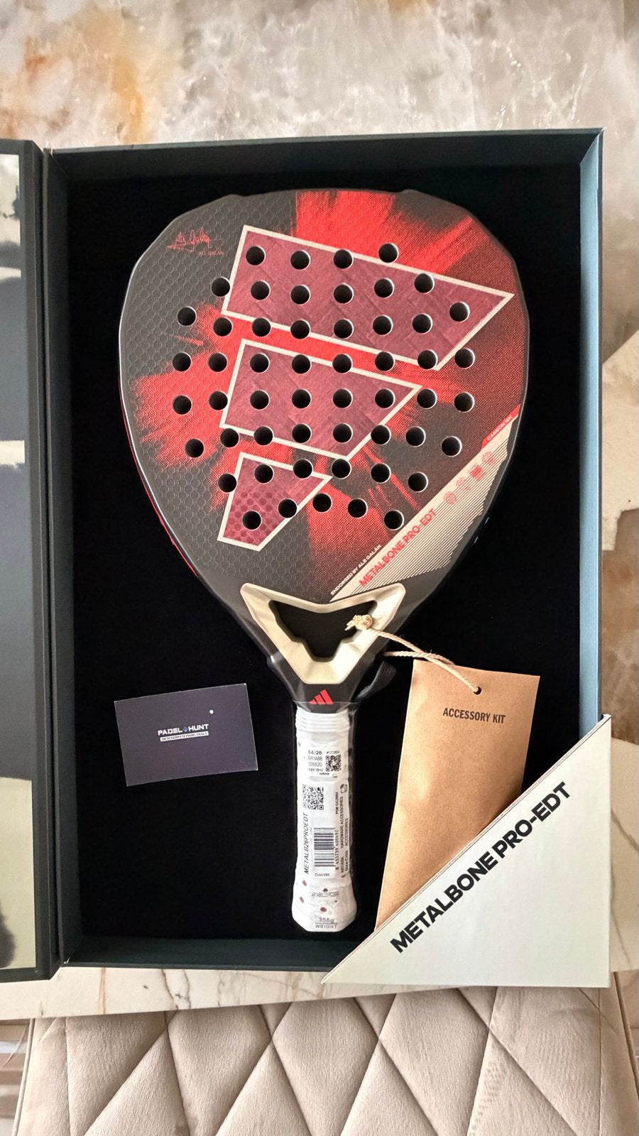 Adidas Metalbone Pro-EDT Padelracket - Nieuw in doos, Sport en Fitness, Padel, Ophalen of Verzenden, Nieuw, Padelracket