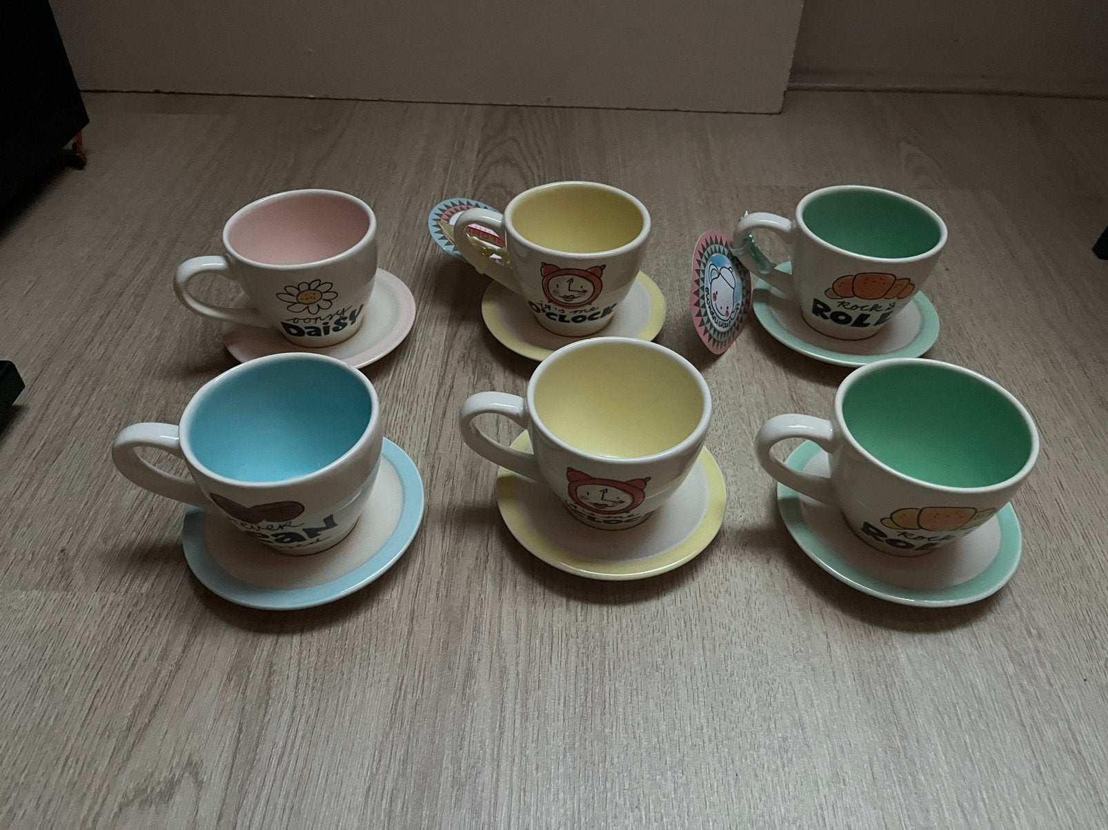 Blond Amsterdam espressokopjes Blondelicious, Ophalen, Aardewerk, Kop(pen) en/of Schotel(s)