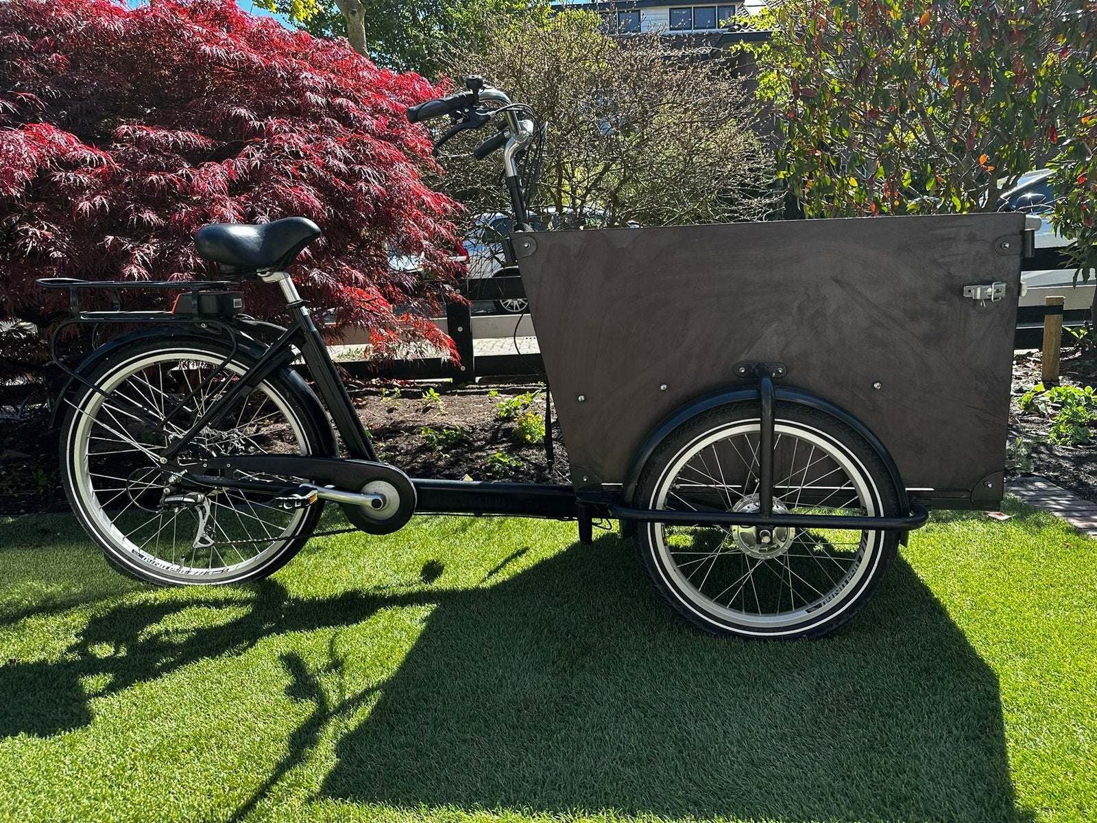 Babboe dog bakfiets, Gebruikt, Elektrisch, 2 kinderen, Schijfrem