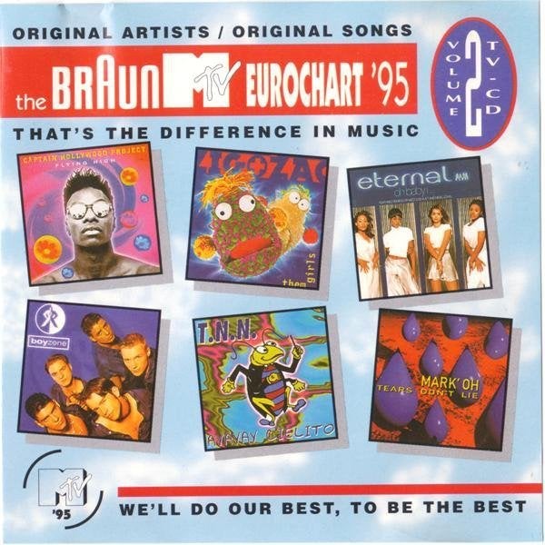 The Braun MTV Eurochart '95 - Volume 2, Cd's en Dvd's, Cd's | Verzamelalbums, Ophalen of Verzenden, Zo goed als nieuw, Verzamelalbum