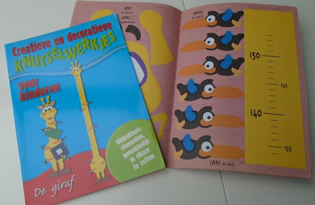 KNUTSELWERKJES VOOR DE KLEINTJES GIRAF GROEIMETER 12 STUKS, Ophalen of Verzenden, Nieuw, Fictie algemeen, 5 of 6 jaar