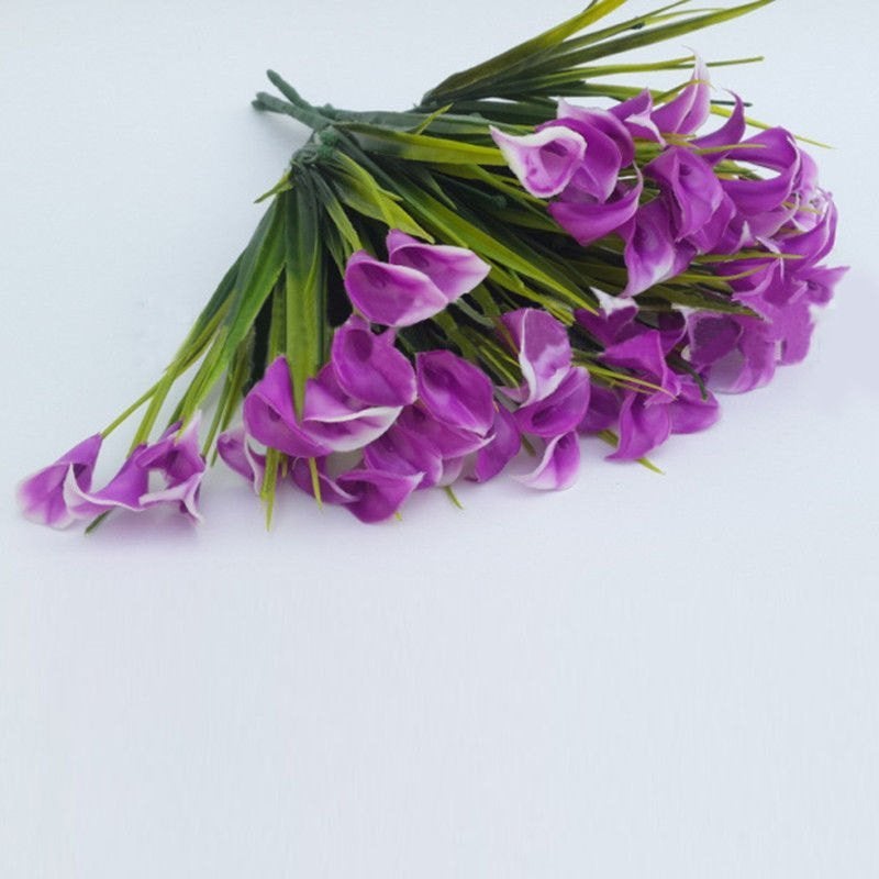 Kunst Calla Lelie Boeket / Nep Plant Bloemen Lelies Decor, Verzenden, Nieuw, Kunstbloem