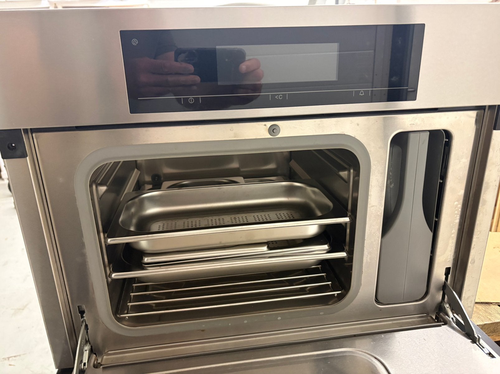 Miele inbouw stoomoven DG 5080, Ophalen, 45 tot 50 cm, Gebruikt, 60 cm of meer