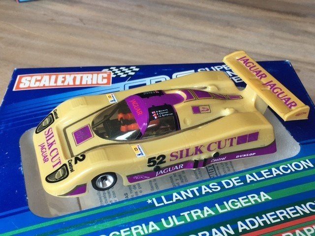 Scalextric Super Racing System Jaguar XJR-9 Silk Cut, Kinderen en Baby's, Ophalen of Verzenden, Nieuw, Elektrisch, Overige merken
