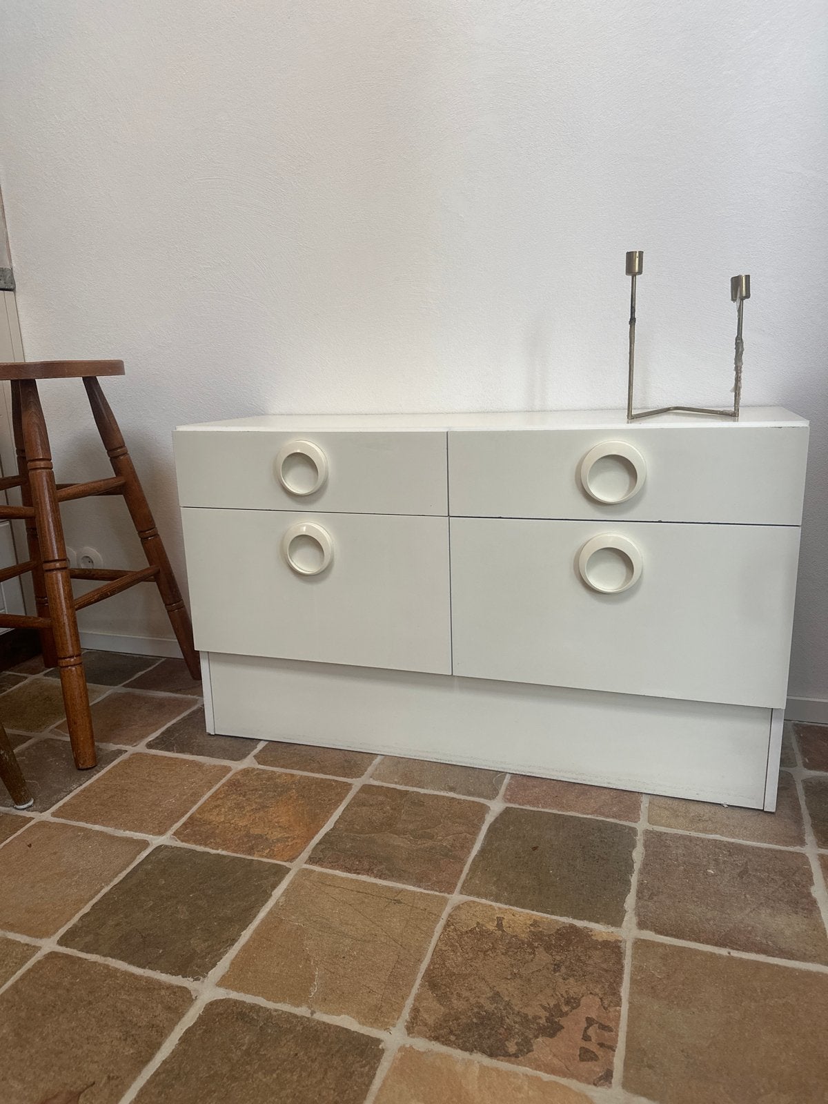 Retro kastje - HK Living stijl, Ophalen, Gebruikt, 100 tot 150 cm, Met lade(s)