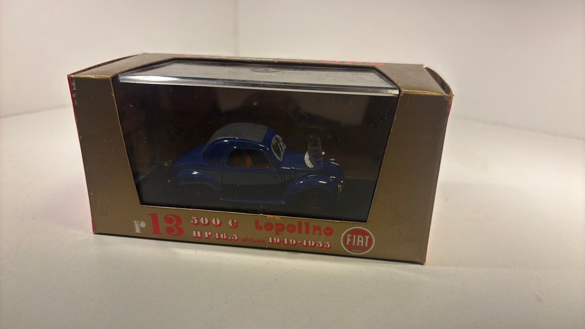 Fiat 500 c bleu brumm 1.43