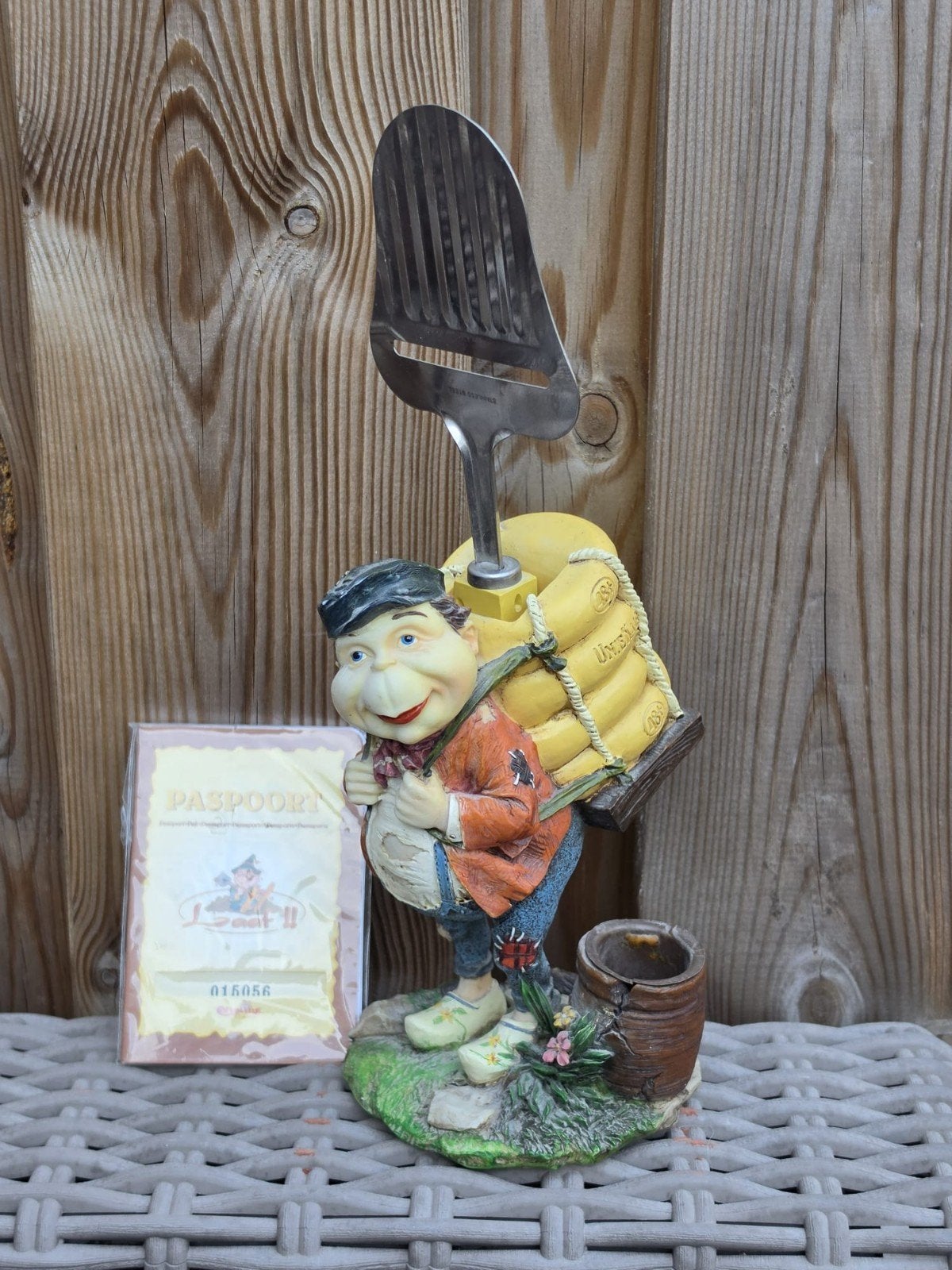 Kaasschaaf met laaf- Decoratief en functioneel, Verzamelen, Efteling, Ophalen of Verzenden, Gebruikt, Beeldje of Poppetje
