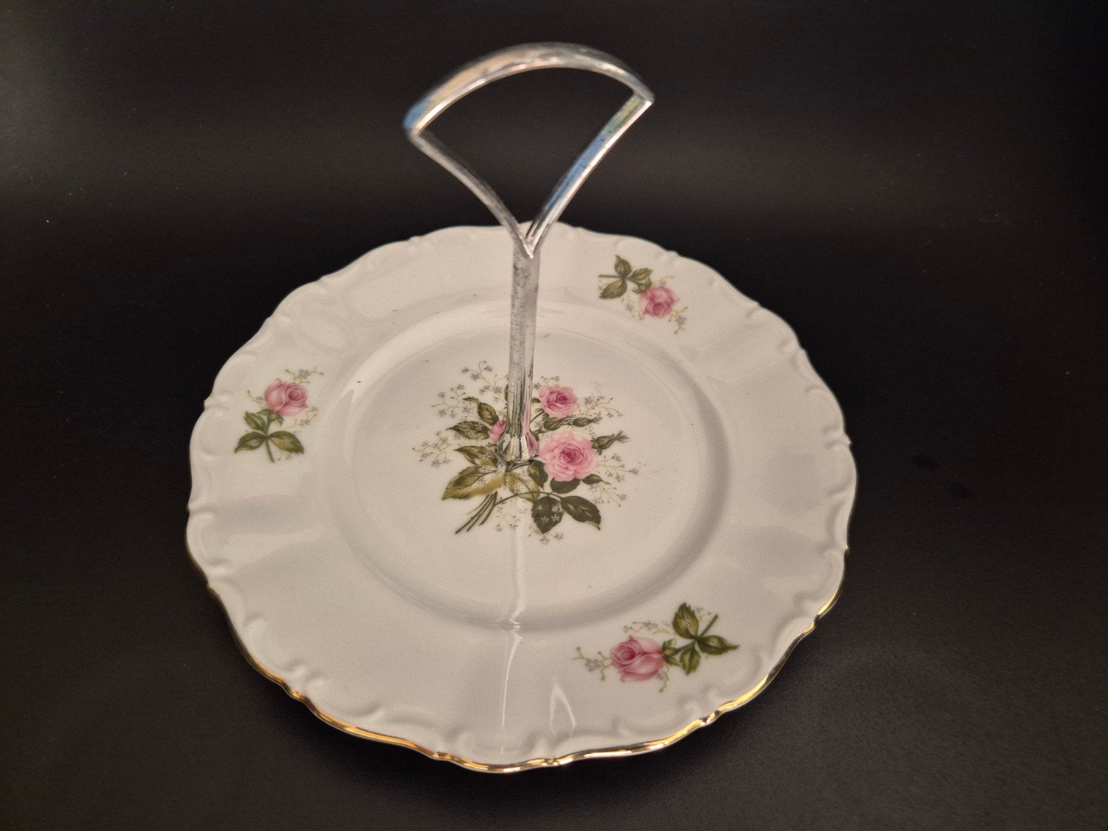 Etagere met roosjes - Seltmann Weiden Theresia, Ophalen of Verzenden
