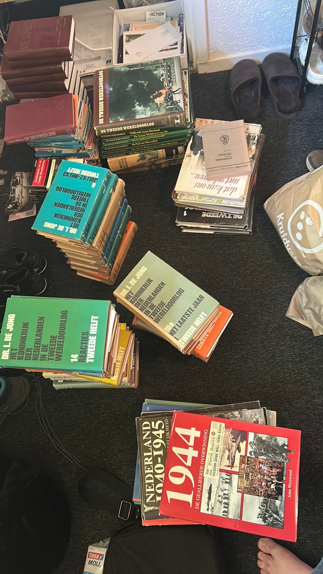 Grote verzameling boeken uit de tweede wereldoorlog, Boeken, Partijen en Verzamelingen, Ophalen of Verzenden, Gelezen, Geschiedenis en Politiek