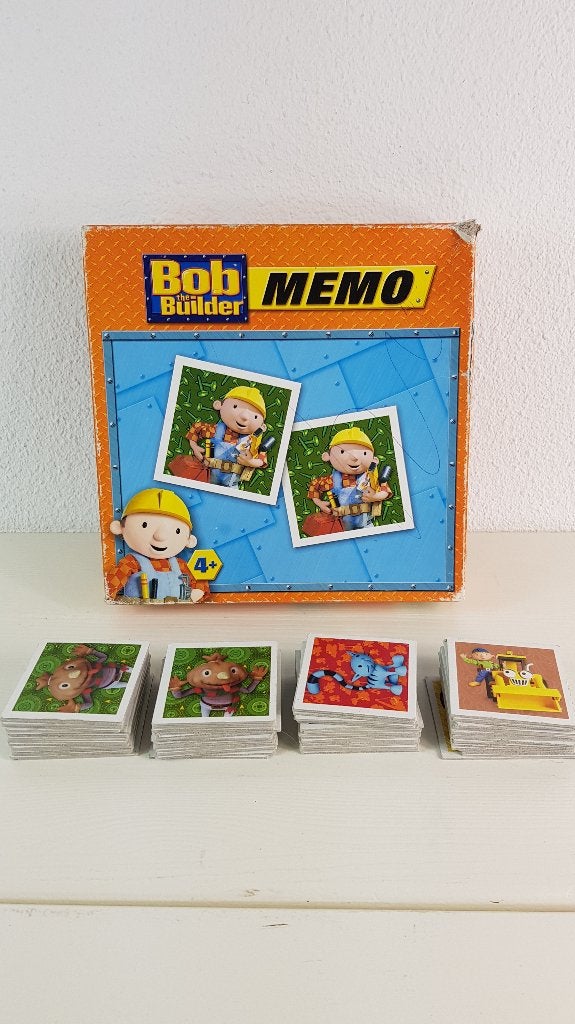Bob de Bouwer Memo memory, 72 kaartjes. 6A8, Tweedehands verkoop, Tweedehands verkoop, Gebruikt, Ophalen of Verzenden