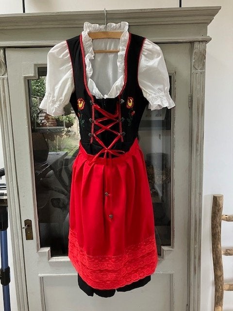 Dirndl jurk, Kleding | Dames, Maat 38/40 (M), Overige kleuren, Ophalen of Verzenden, Zo goed als nieuw