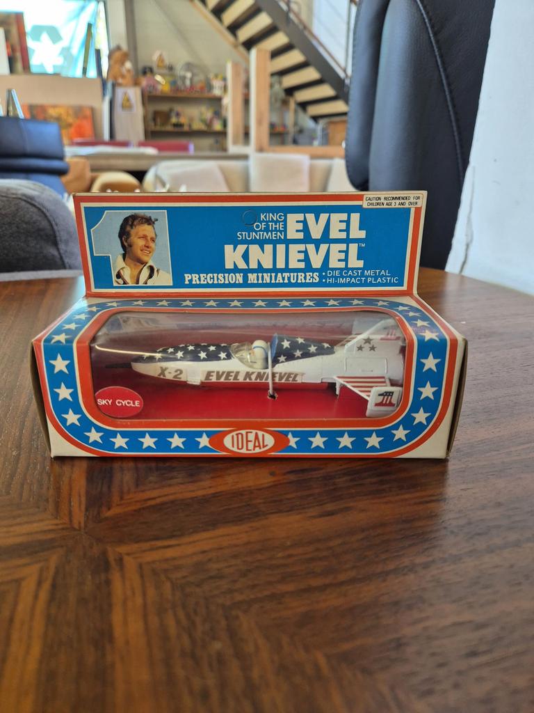 Vintage 1976 Evel Knievel Precision Miniature Sky Cycle, Verzamelen, Speelgoed, Nieuw, Ophalen of Verzenden