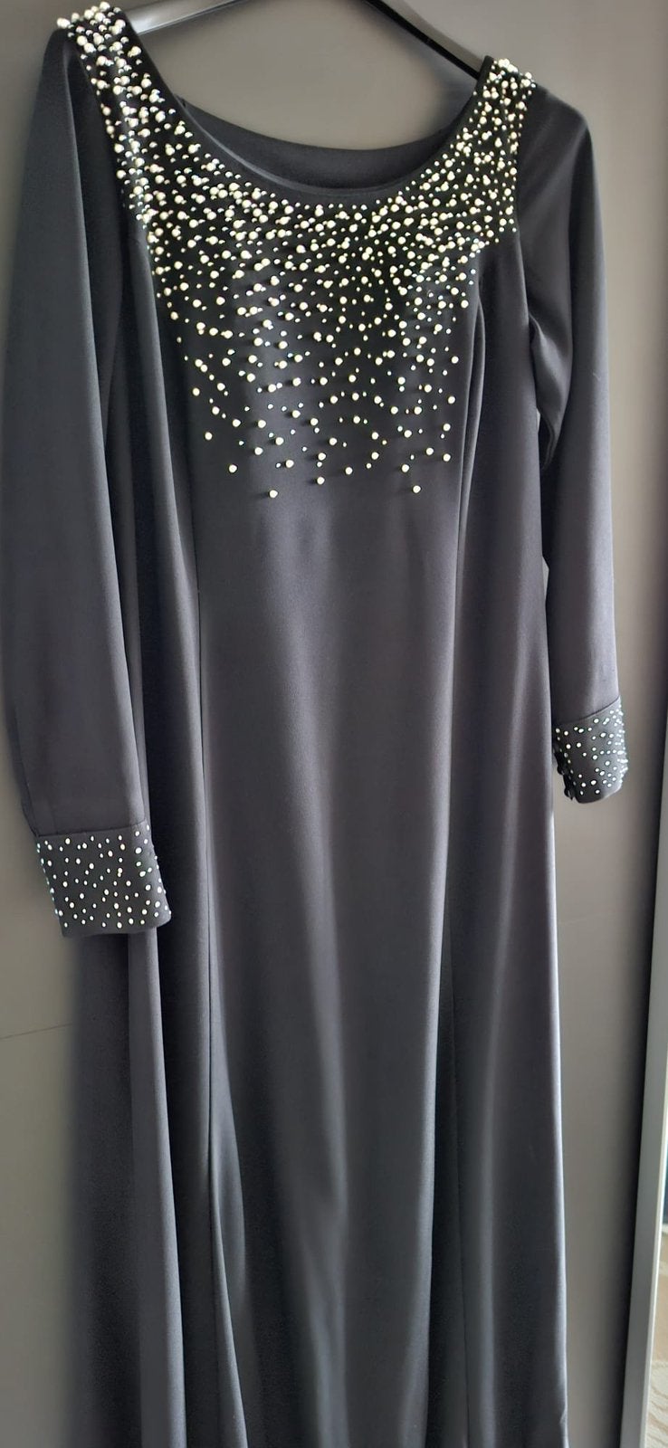 Avondjurk, Kleding | Dames, Jurken, Zwart, Maat 46/48 (XL) of groter, Ophalen of Verzenden, Zo goed als nieuw