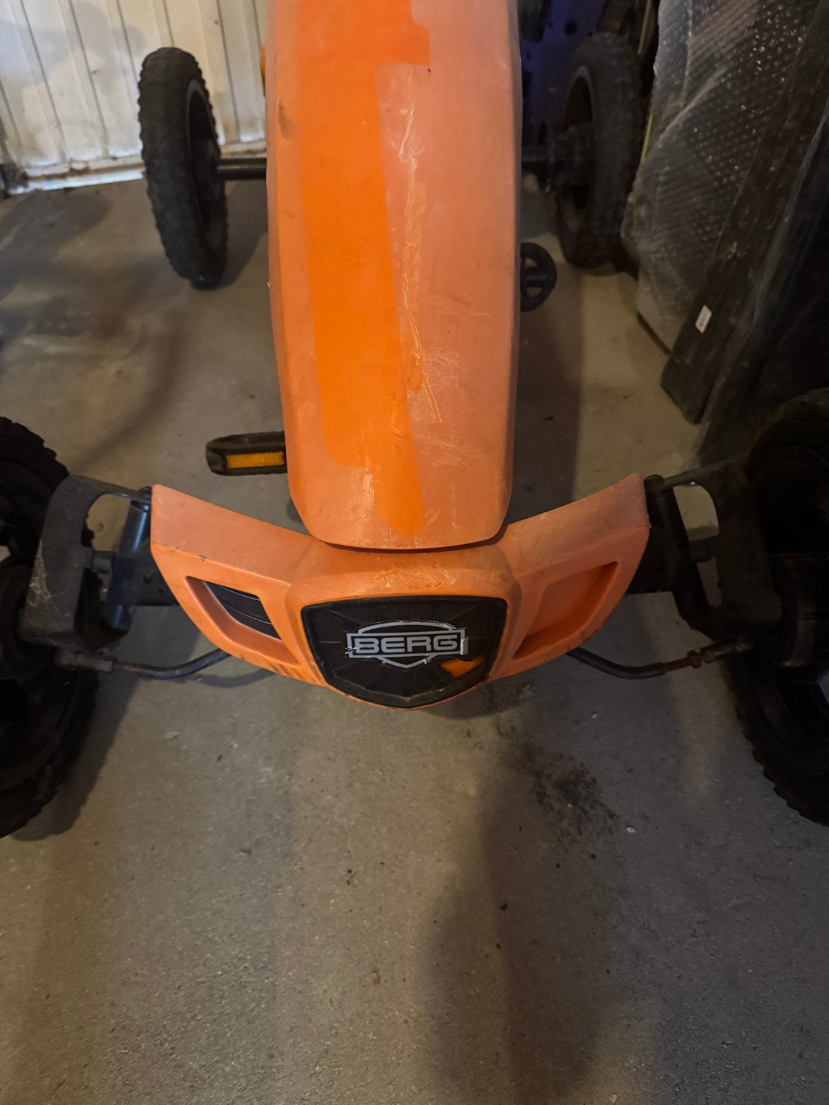 BERG skelter oranje - robuust en klaar voor avontuur, Ophalen, Gebruikt, Trapvoertuig