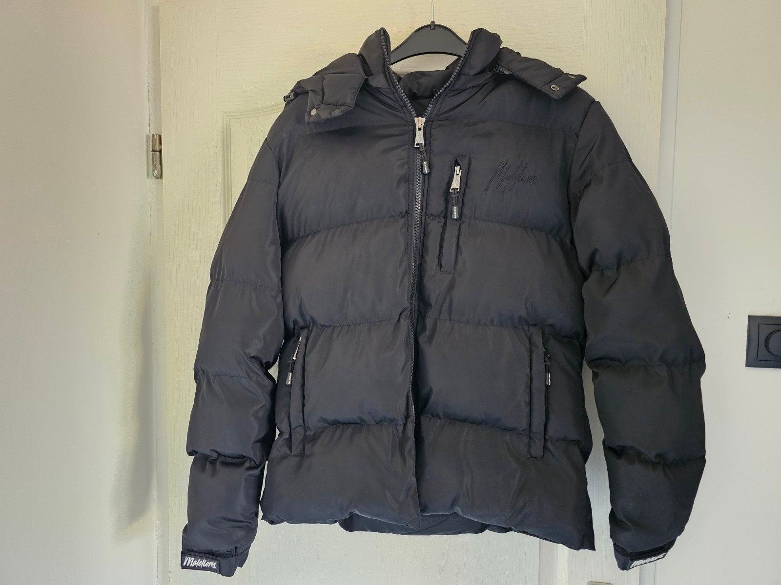 Winterjas Malelions S, Kleding | Heren, Zwart, Malelions, Ophalen of Verzenden, Zo goed als nieuw