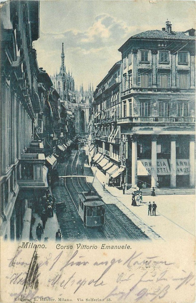 379-082-029 Milano, Verzenden, Voor 1920, Frankrijk