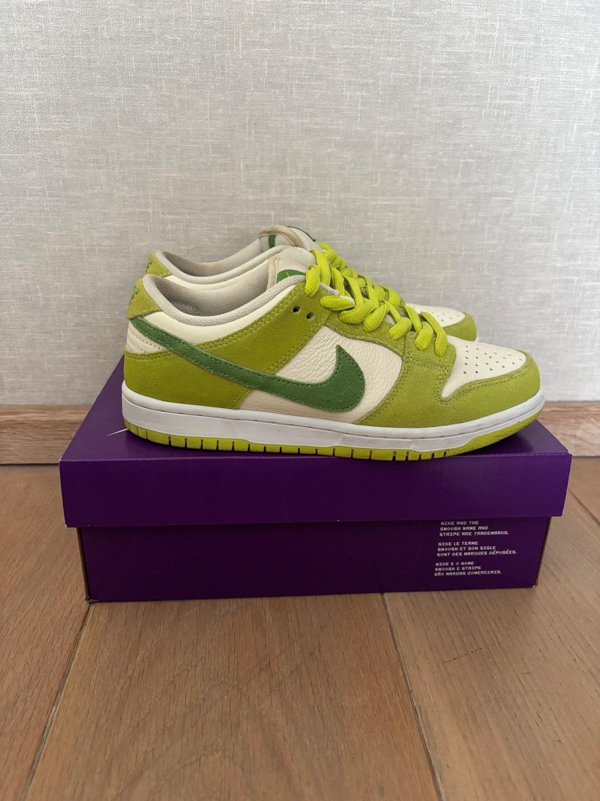 Nike SB Dunk Low Pro Green Apple - Maat 38, Kleding | Dames, Ophalen of Verzenden, Groen, Sneakers of Gympen, Zo goed als nieuw