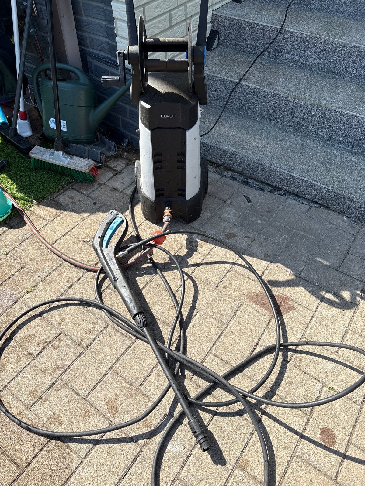 Eurom hogedrukreiniger - Krachtige reiniging voor buiten, Tuin en Terras, Ophalen, Gebruikt, Elektrisch