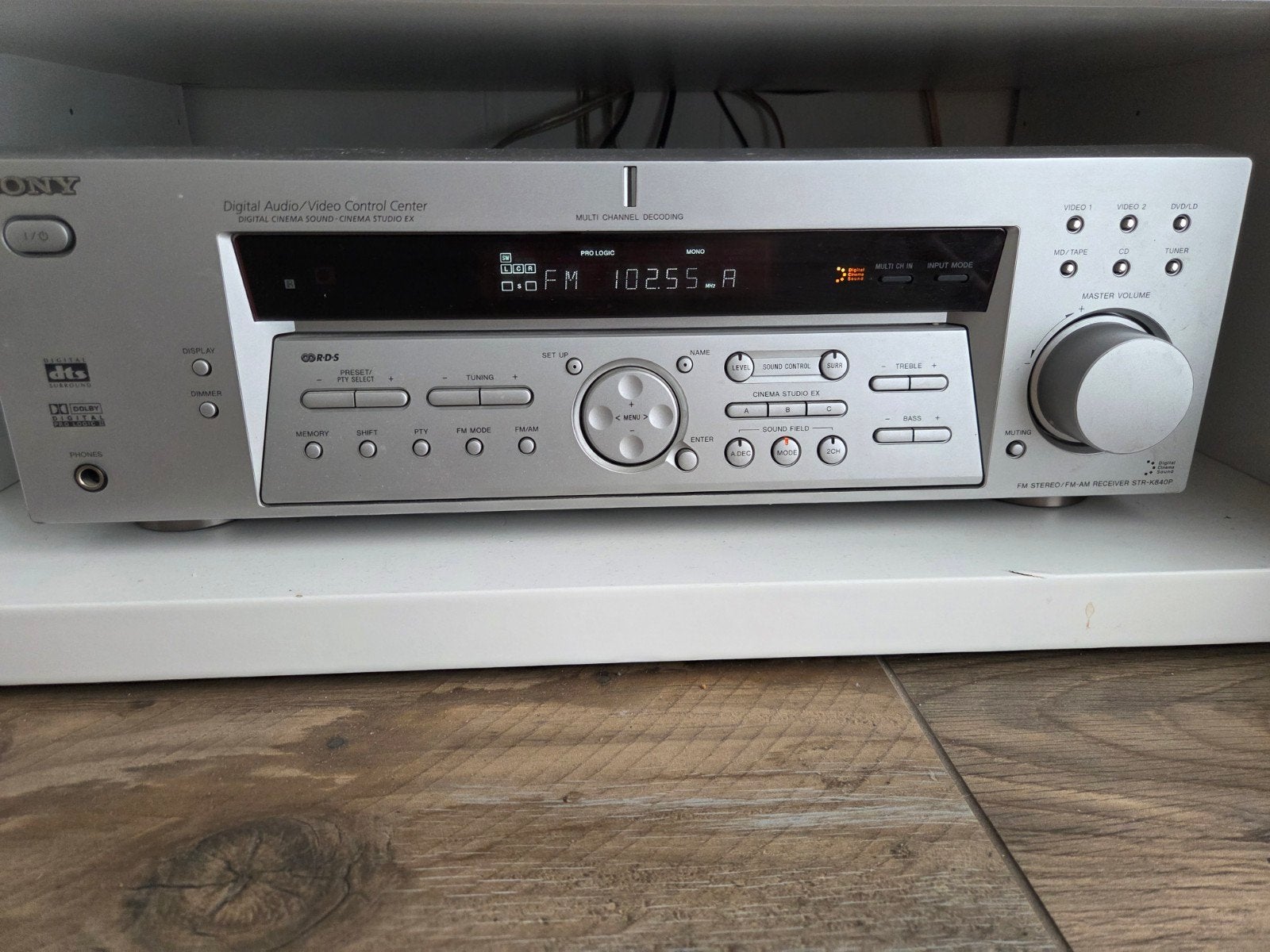 Sony STR-K840P FM Stereo/FM-AM Receiver - Goede Staat, Audio, Tv en Foto, Gebruikt, Ophalen of Verzenden, Sony, 120 watt of meer