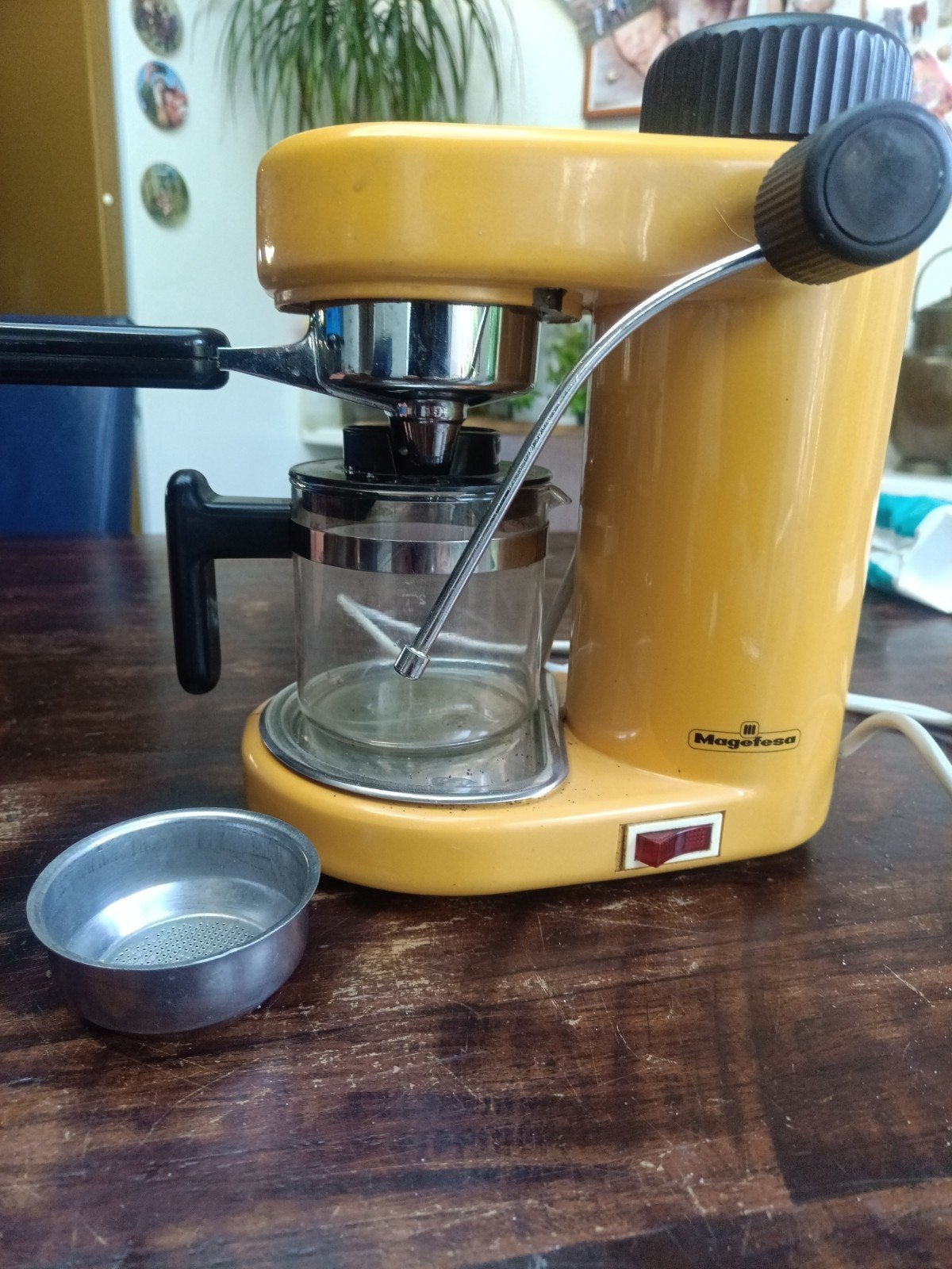 Vintage Magefesa Espresso Apparaat - Mod. CPE-1, Stoompijpje, Gebruikt, Espresso apparaat, Gemalen koffie