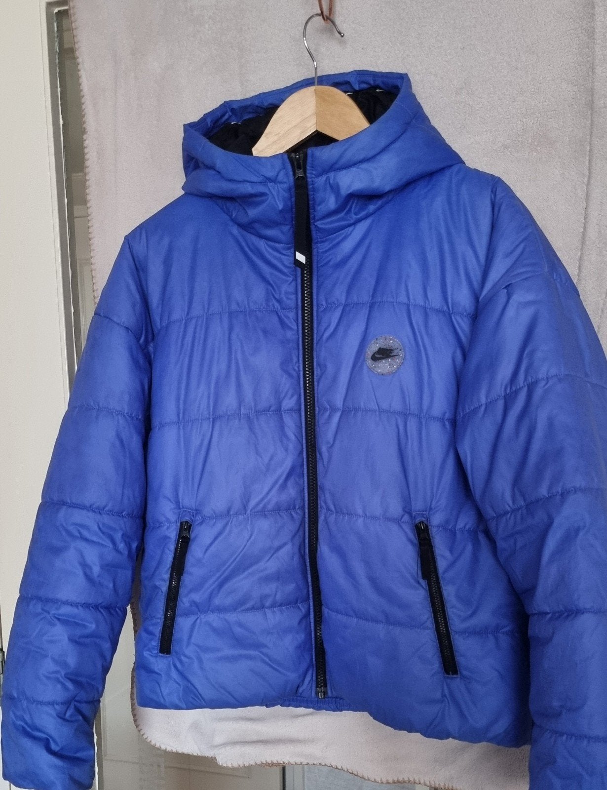 Winterjas maat 38, Maat 38/40 (M), Blauw, Nike, Ophalen of Verzenden