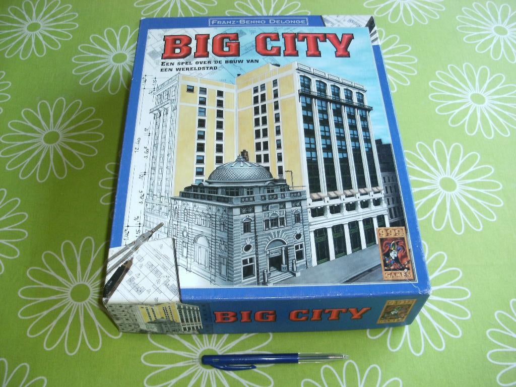 Big City - een spel over de bouw van een wereldstad, Vijf spelers of meer, Ophalen of Verzenden, Zo goed als nieuw