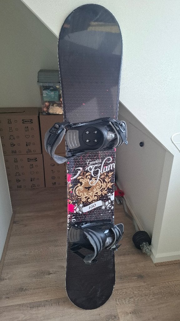 Snowboard inclusief bindingen 150cm, Ophalen, Gebruikt, Board