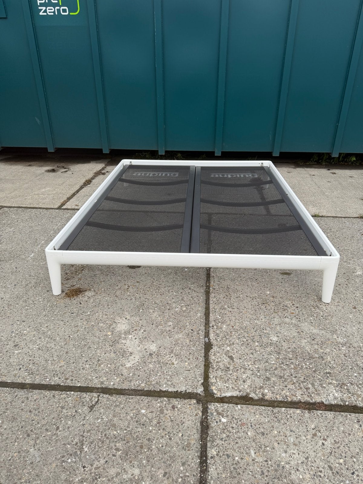 Auping Essential bedframe 2x 80x205 cm wit, Huis en Inrichting, Ophalen, Gebruikt, Wit, Tweepersoons
