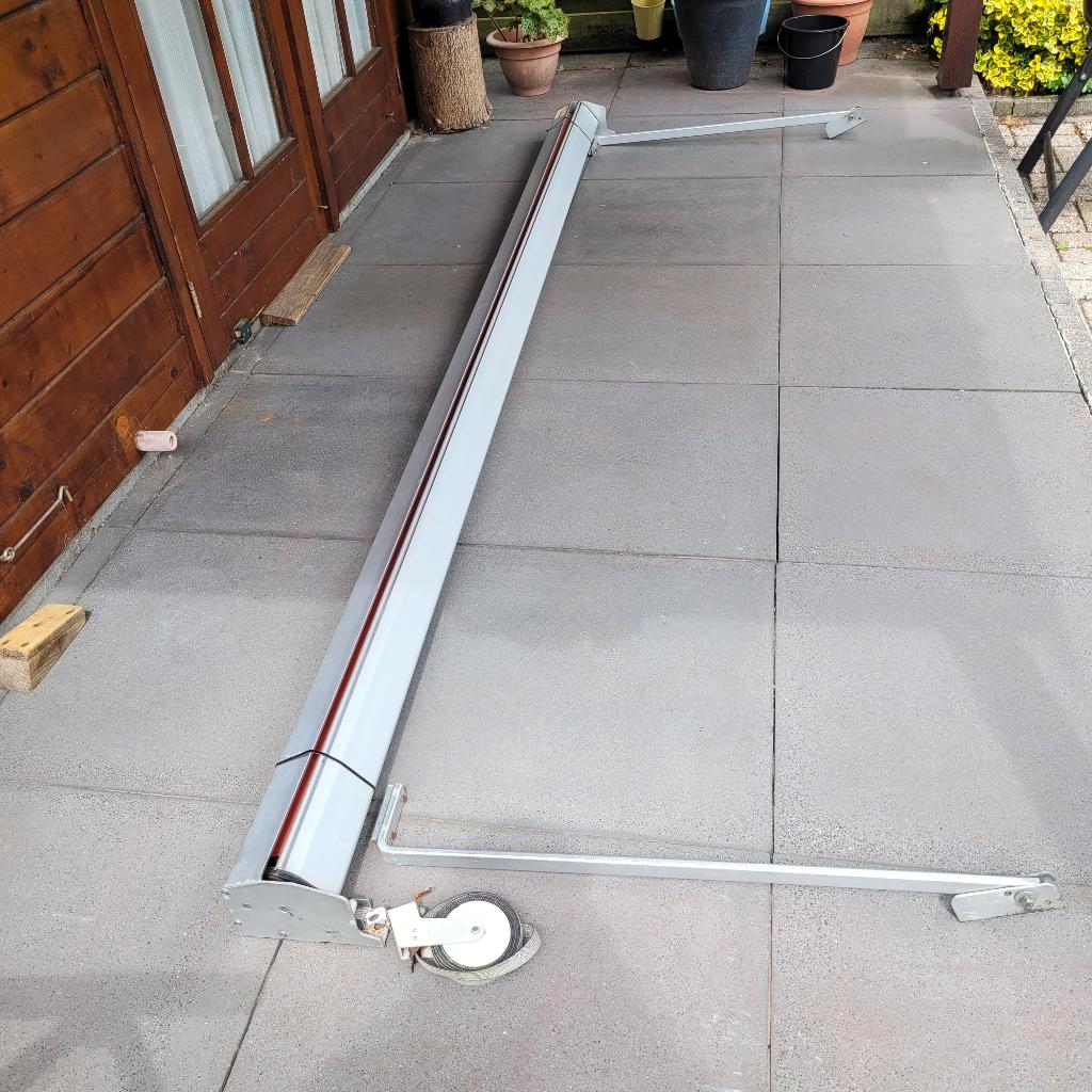 zonnescherm, Tuin en Terras, Zonneschermen, 150 tot 300 cm, Ophalen, Gebruikt, Knikarmscherm