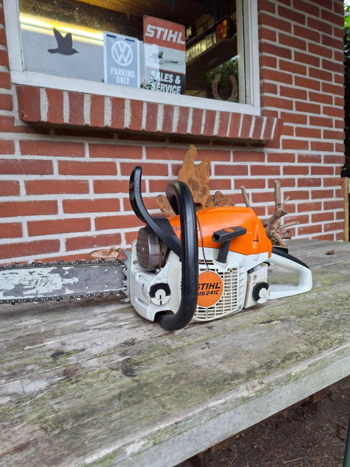 Stihl MS 241 C kettingzaag met 35 cm blad, Tuin en Terras, Ophalen of Verzenden, Zo goed als nieuw, Stihl