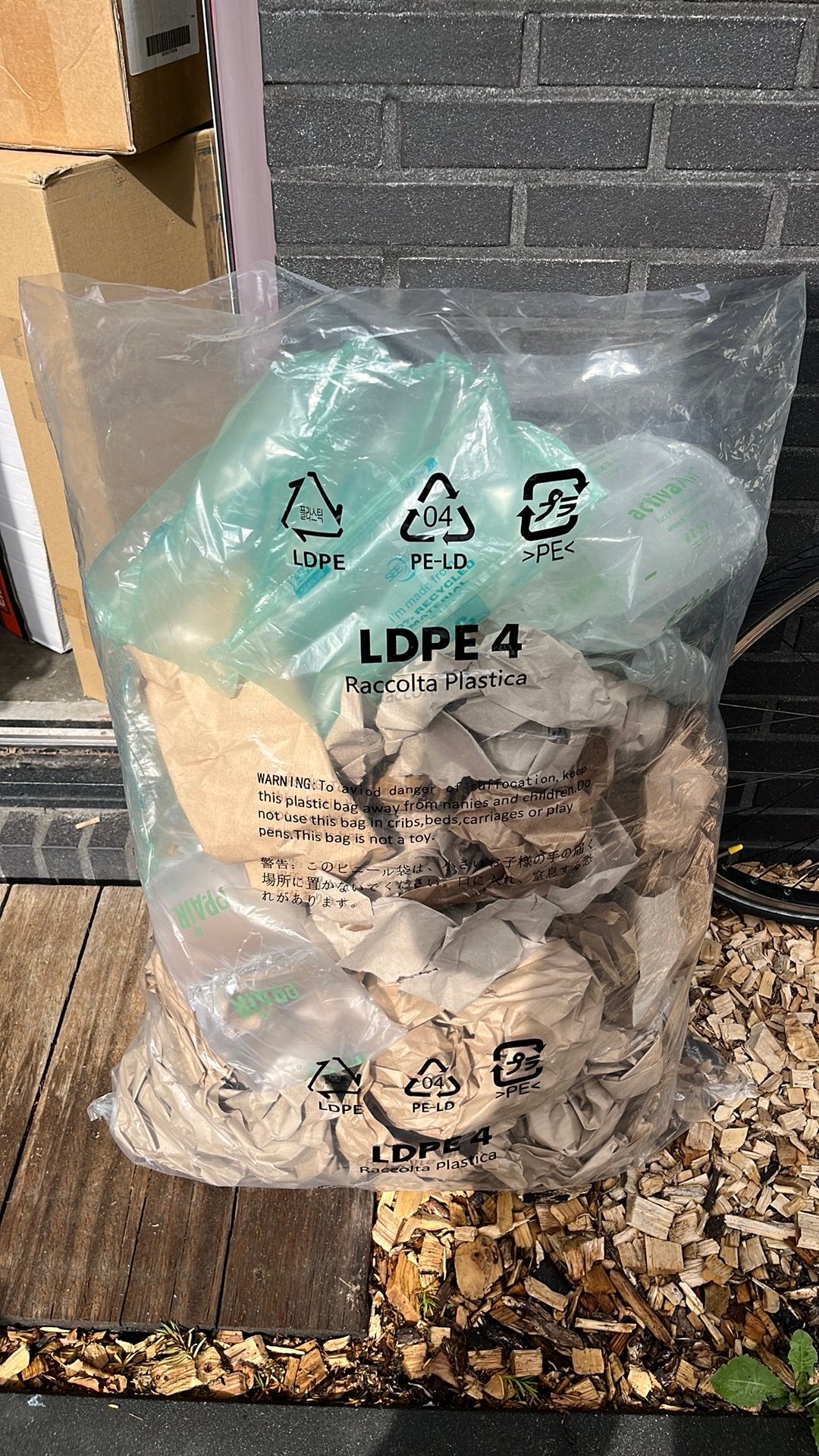 Pakketvulling, vulmateriaal GRATIS, Ophalen, Gebruikt