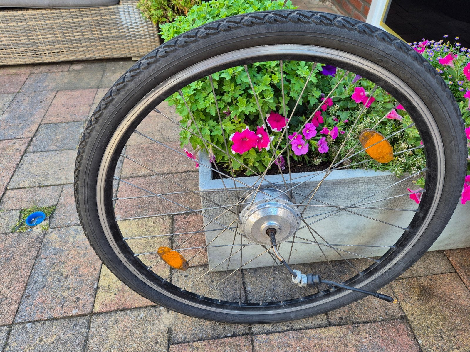 Voorwiel met motor 36V - AKM16042903069 28 inch, Ophalen
