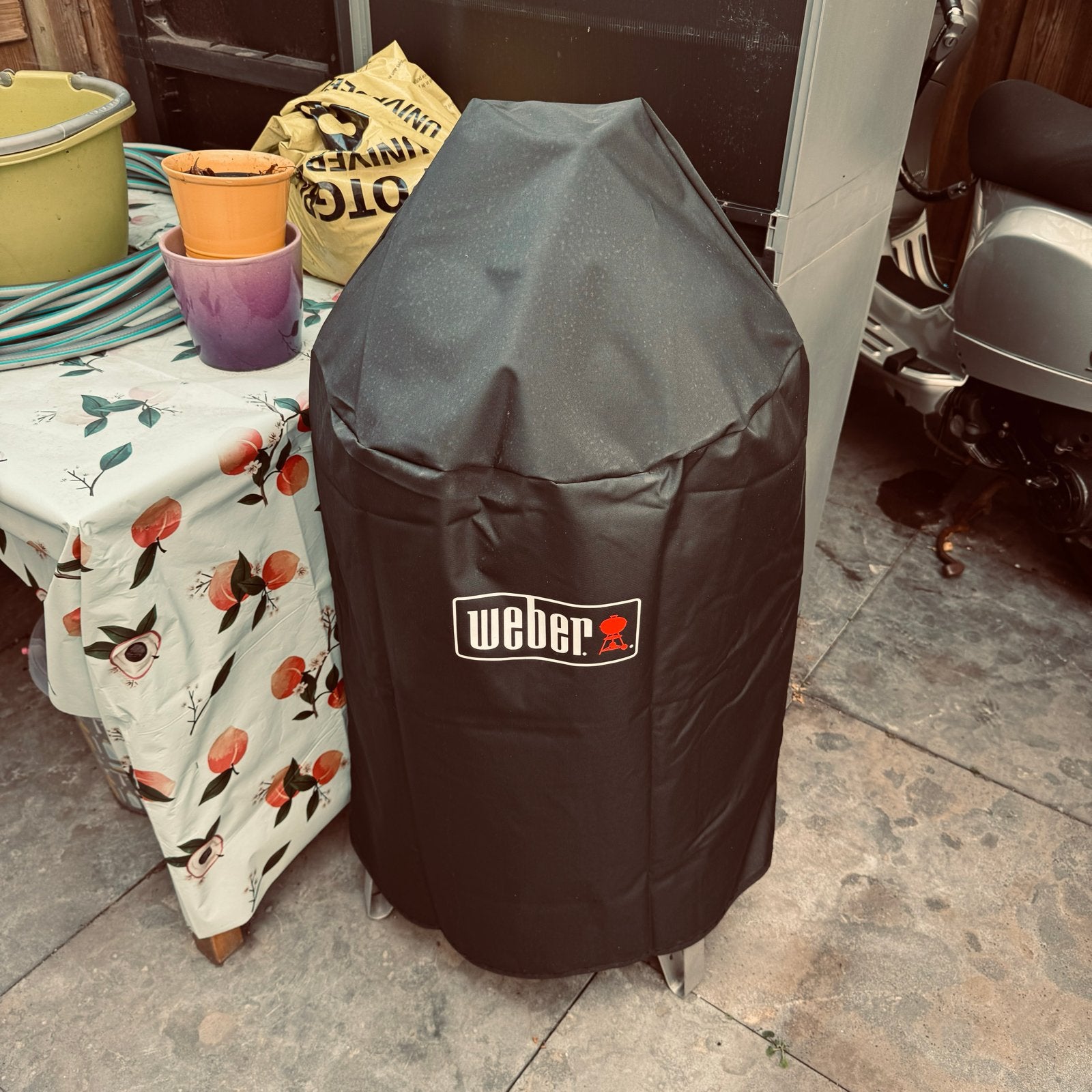 Weber Smoking Mountain - Zo goed als nieuw, Tuin en Terras, Houtskoolbarbecues, Ophalen, Zo goed als nieuw