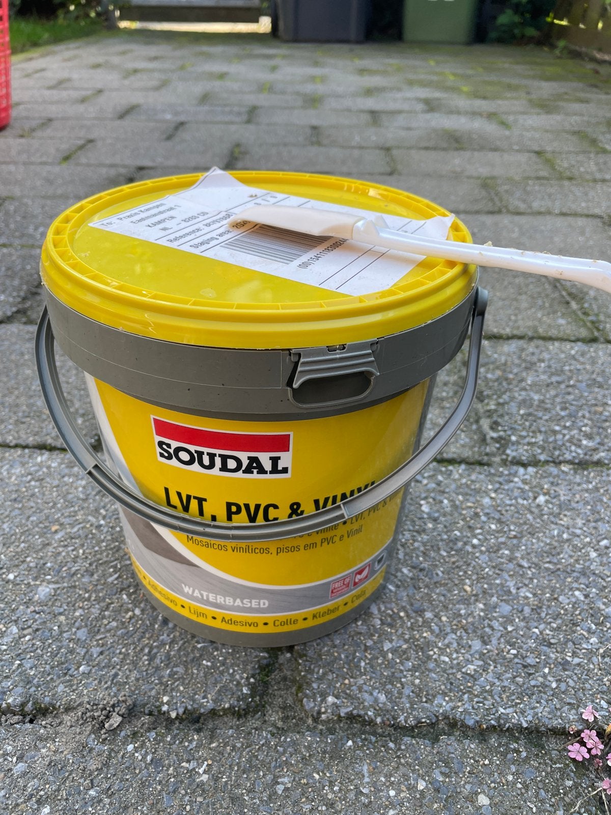 Soudal LVT, PVC & Vinyl Lijm - 5 kg, Ophalen of Verzenden, Zo goed als nieuw, Overige typen