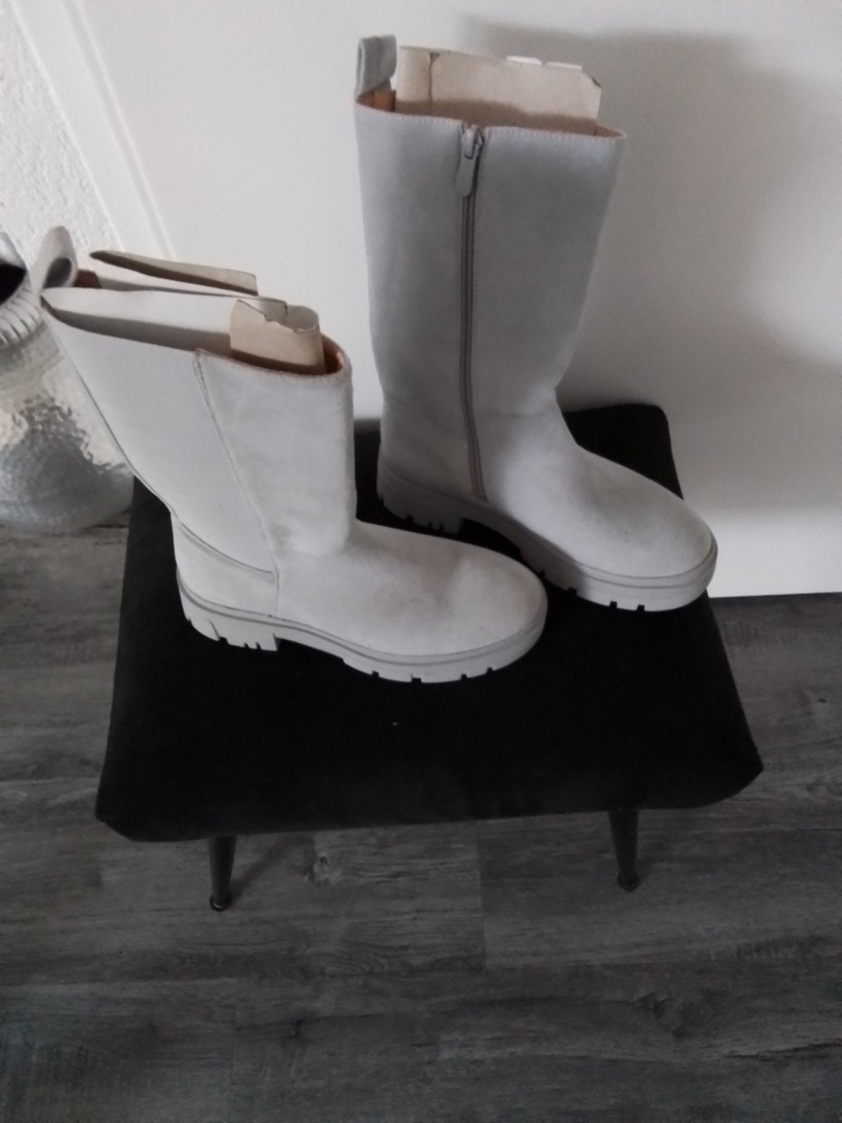 grijze laars, Kleding | Dames, Ophalen, Hoge laarzen, Nieuw, Grijs