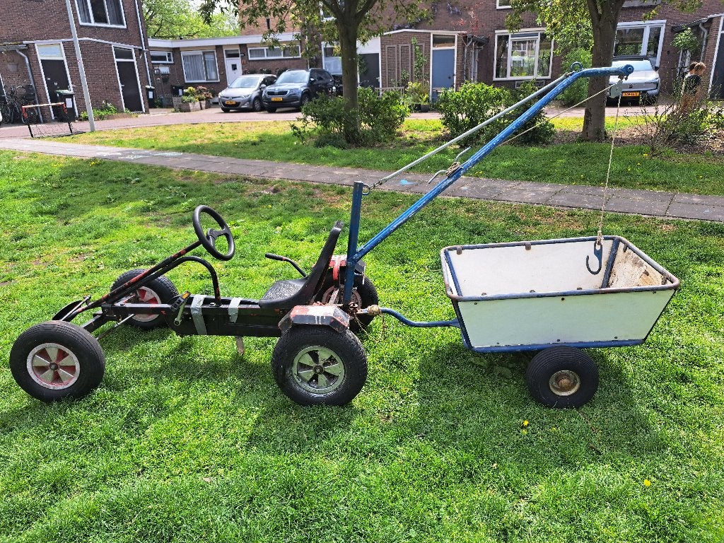 Robuuste grote Skelter (Joker) met aanhanger en hijskraan, Kinderen en Baby's, Speelgoed | Buiten | Skelters, Ophalen, Gebruikt